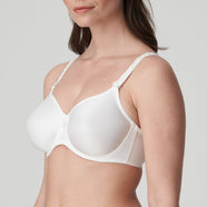 Satin Natural Non Padded Full Cup Seamless